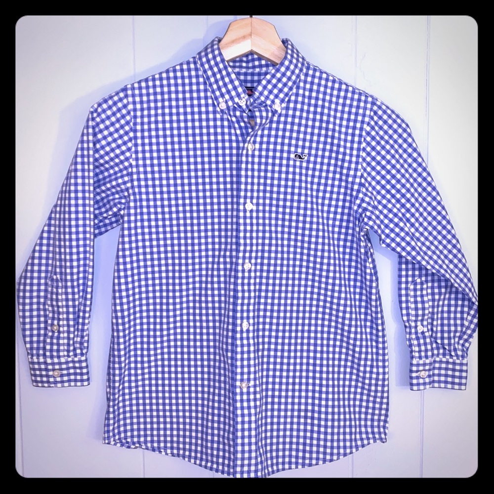 Boy’s Vineyard Vines Arawak Whale Shirt (Boys 7)